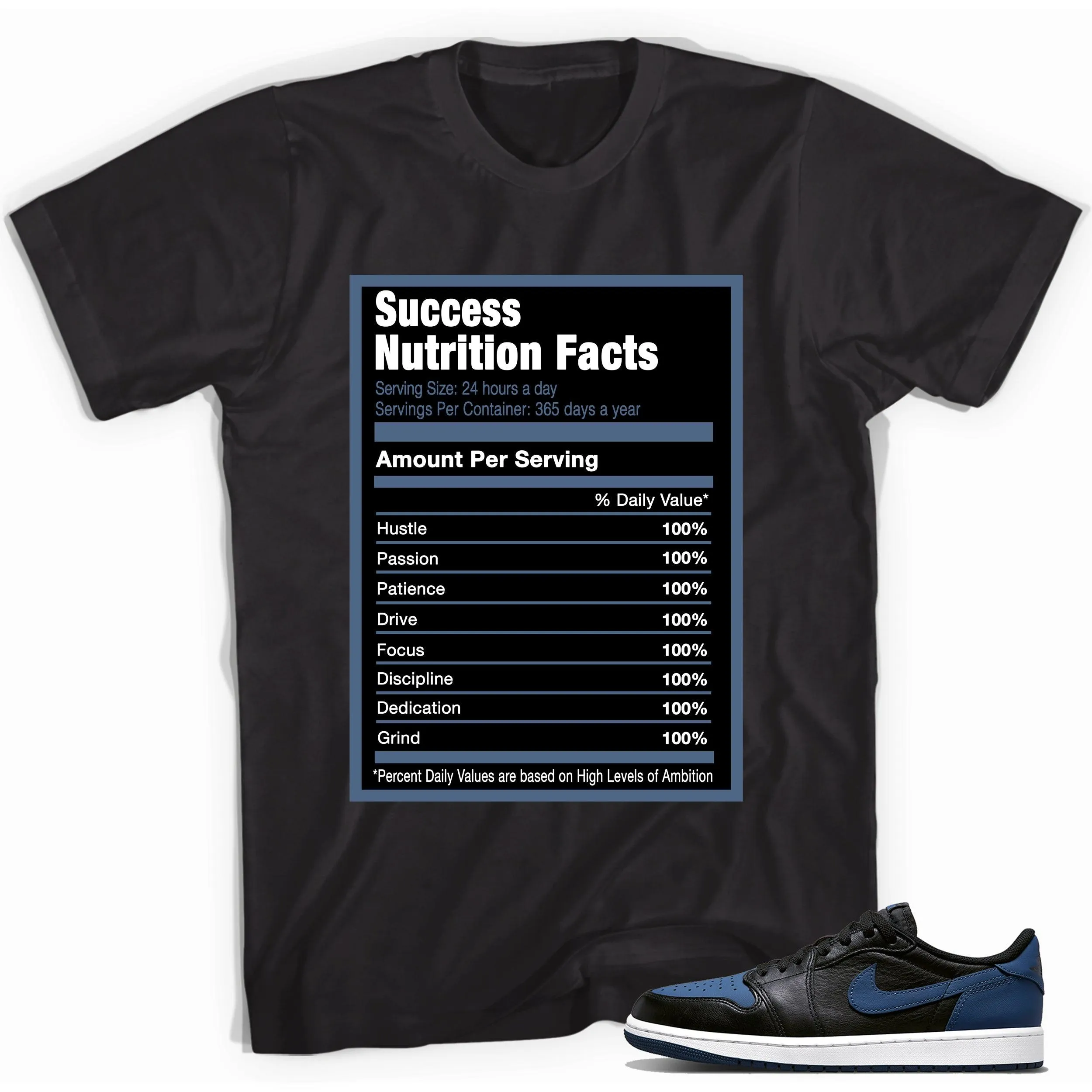 1 Low Mystic Navy Shirt Success Nutrition