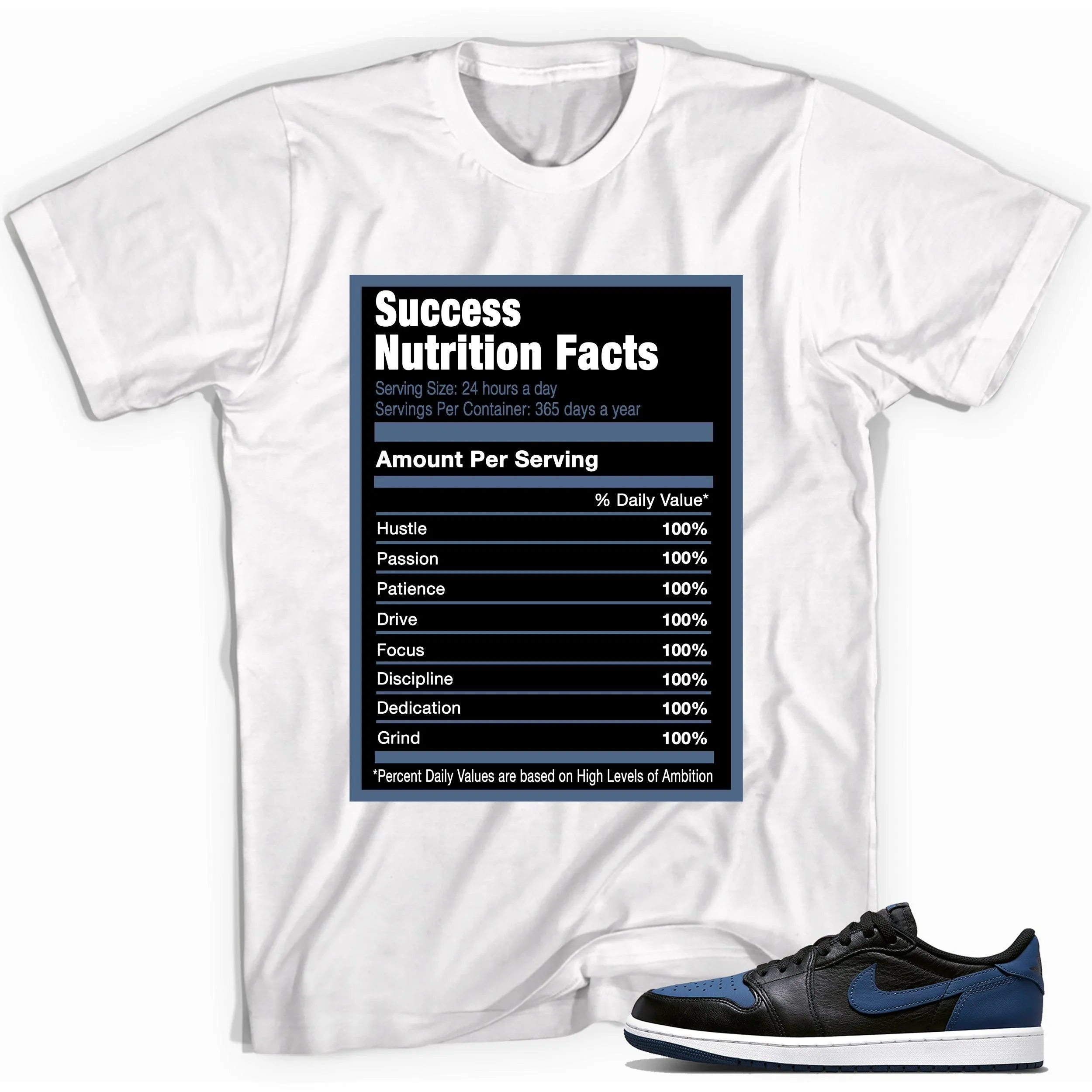 1 Low Mystic Navy Shirt Success Nutrition