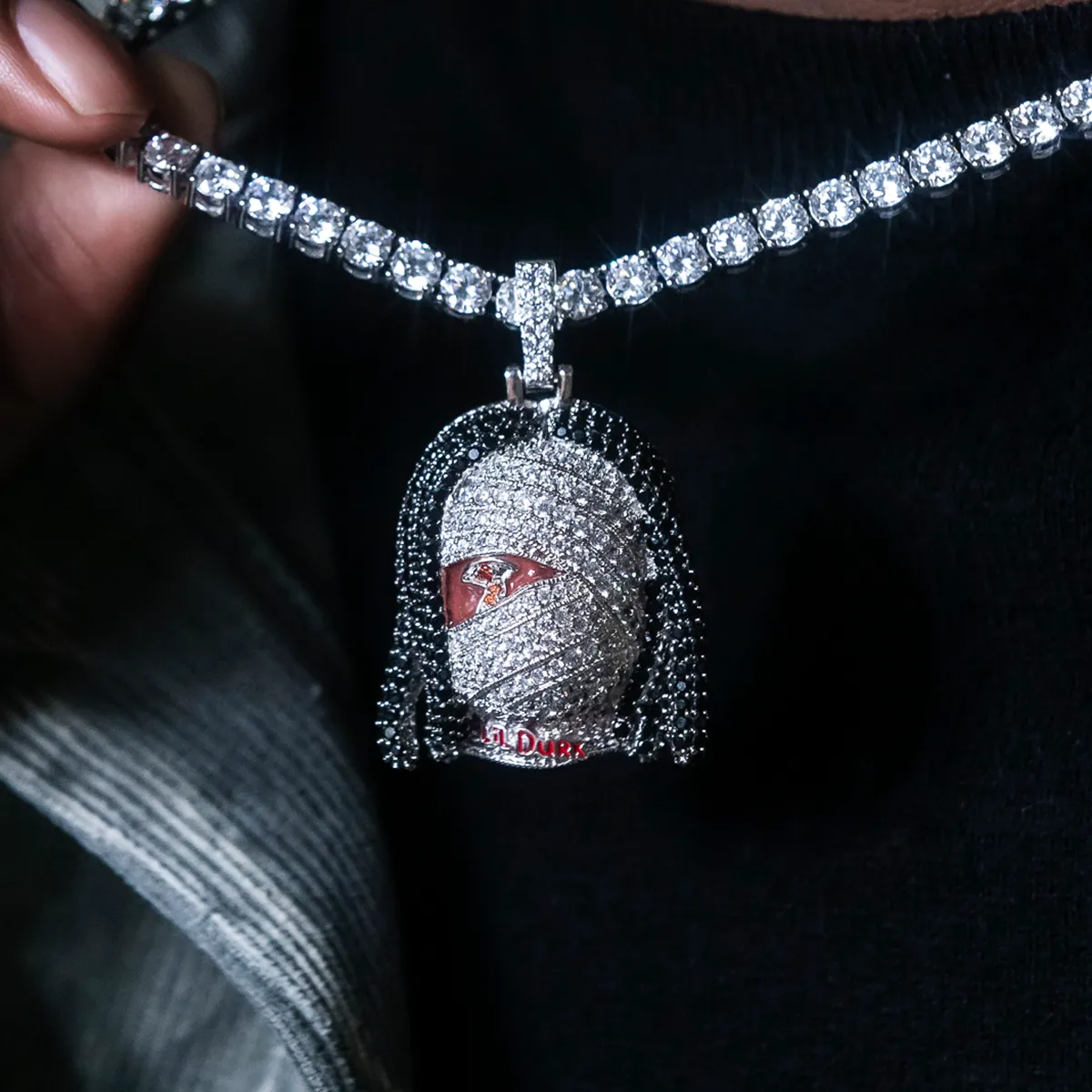 14k Solid Gold Lil Durk Almost Healed Pendant