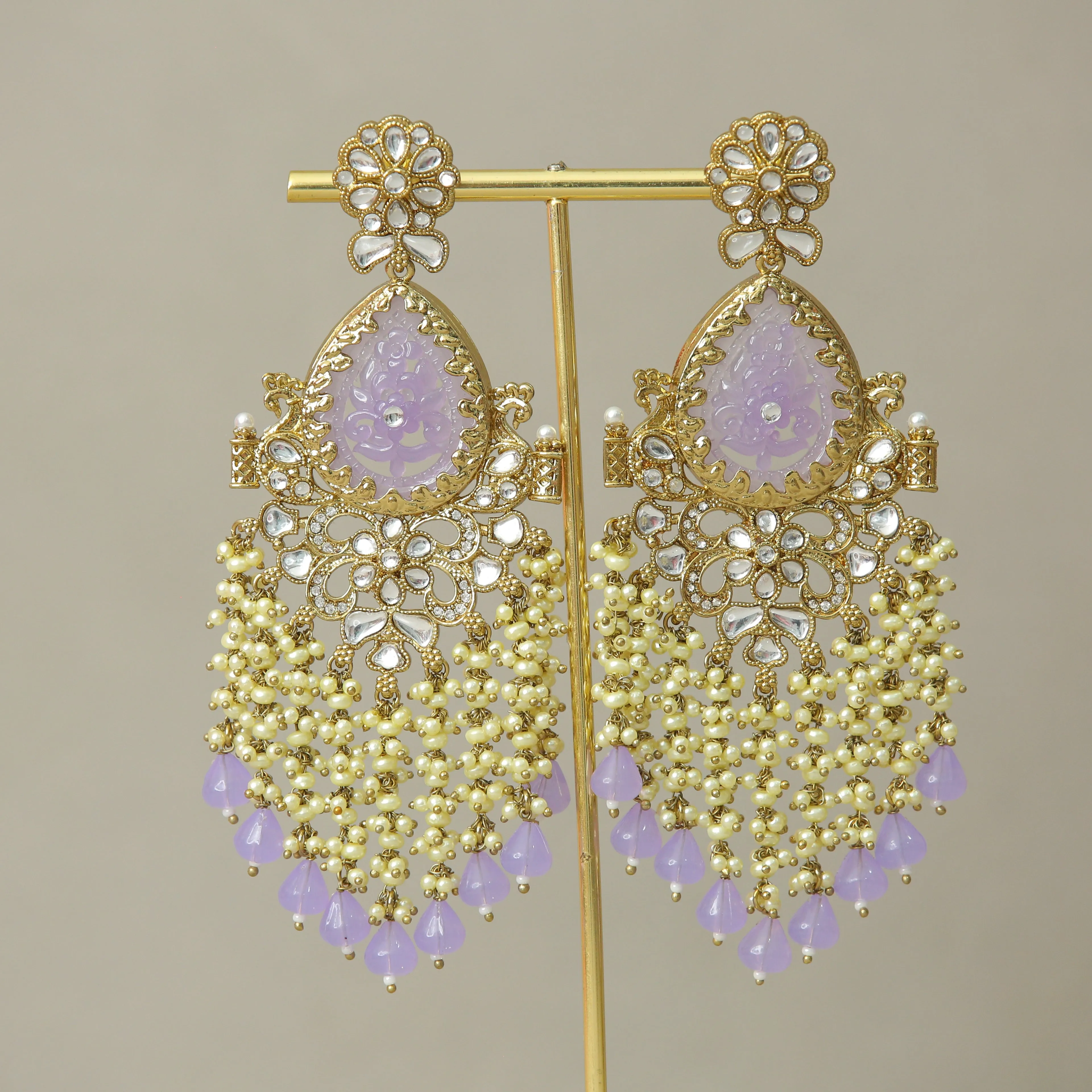 Aaradhya Kundan Earrings