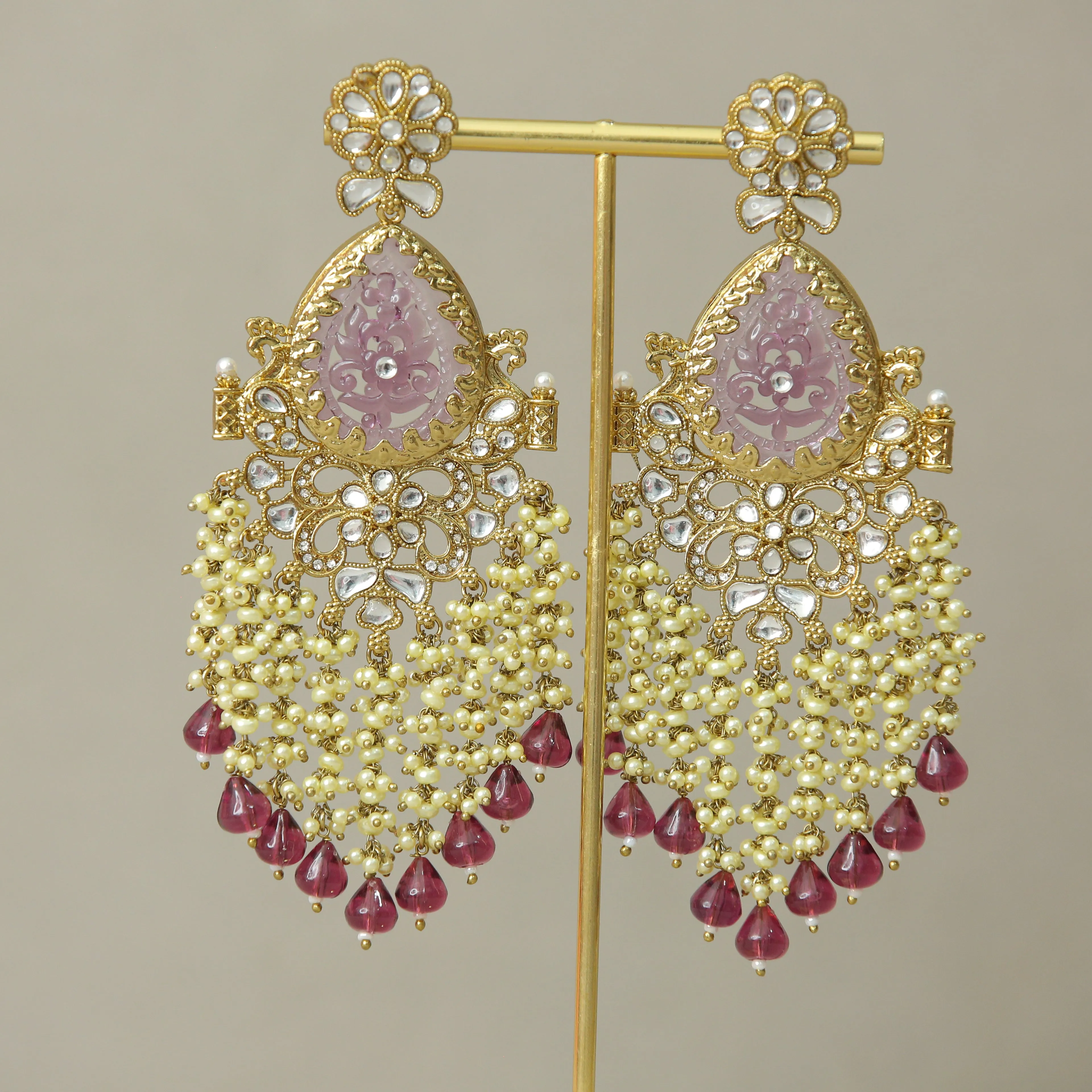 Aaradhya Kundan Earrings