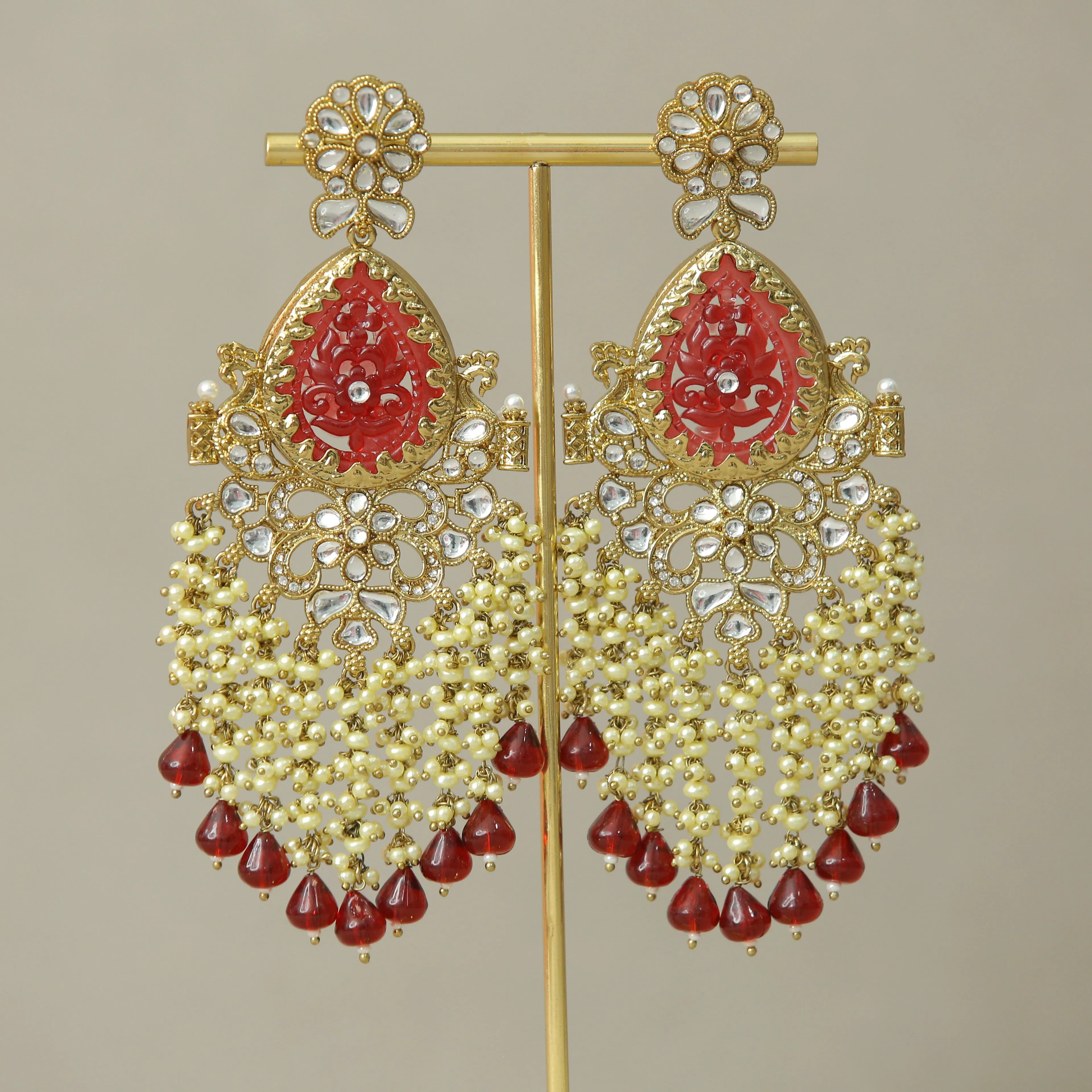 Aaradhya Kundan Earrings