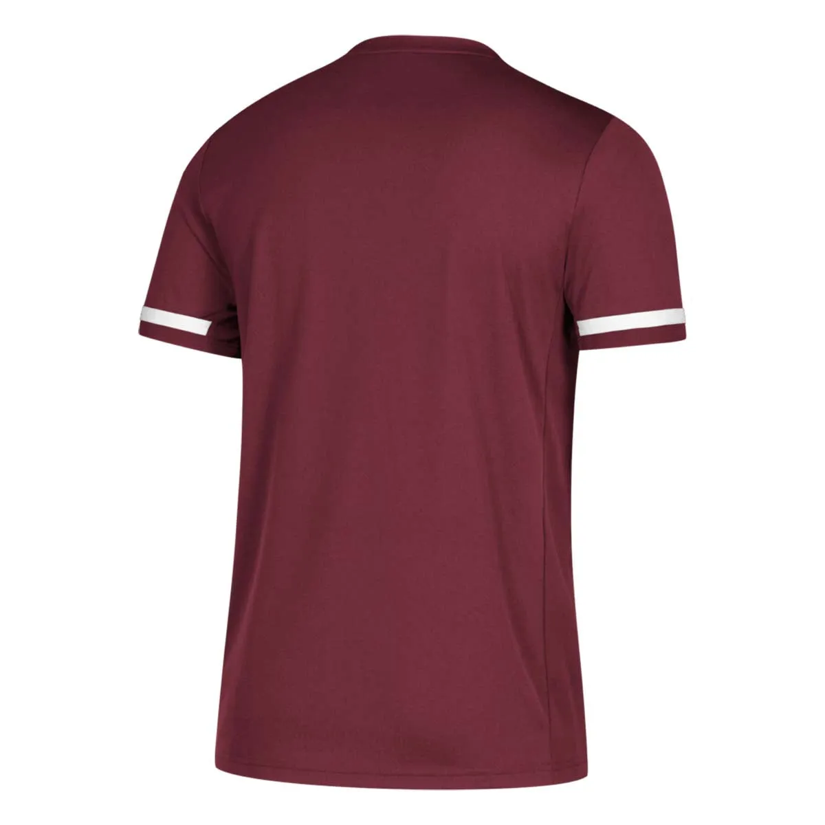 adidas Men's Collegiate Burgundy/White Team 19 Short Sleeve Jersey