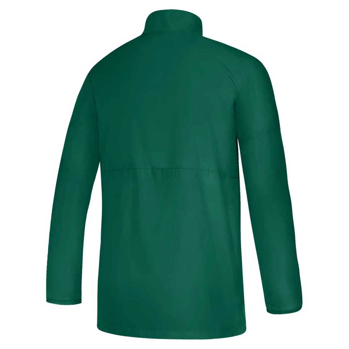 adidas Men's Dark Green/White Game Mode Long Sleeve Quarter Zip