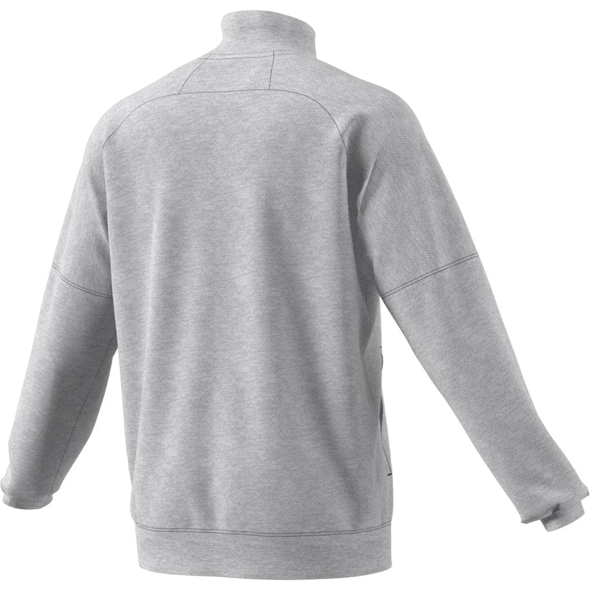 adidas Men's Grey Melange Team Issue Quarter Zip