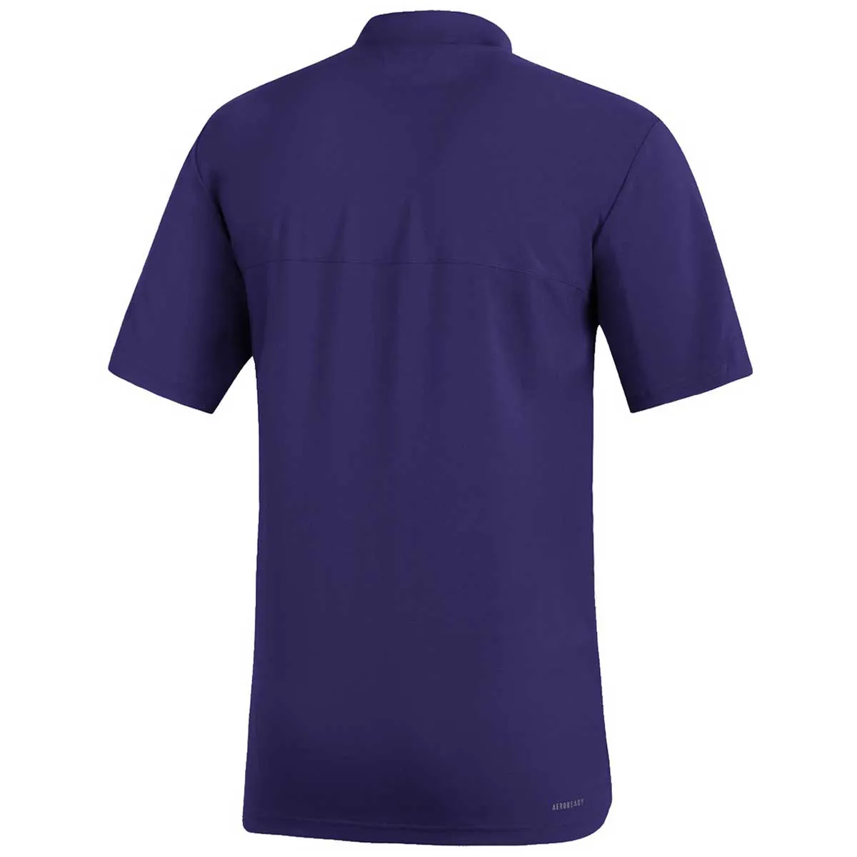 adidas Men's Team Collegiate Purple/White Under The Lights Short Sleeve 1/4 Zip