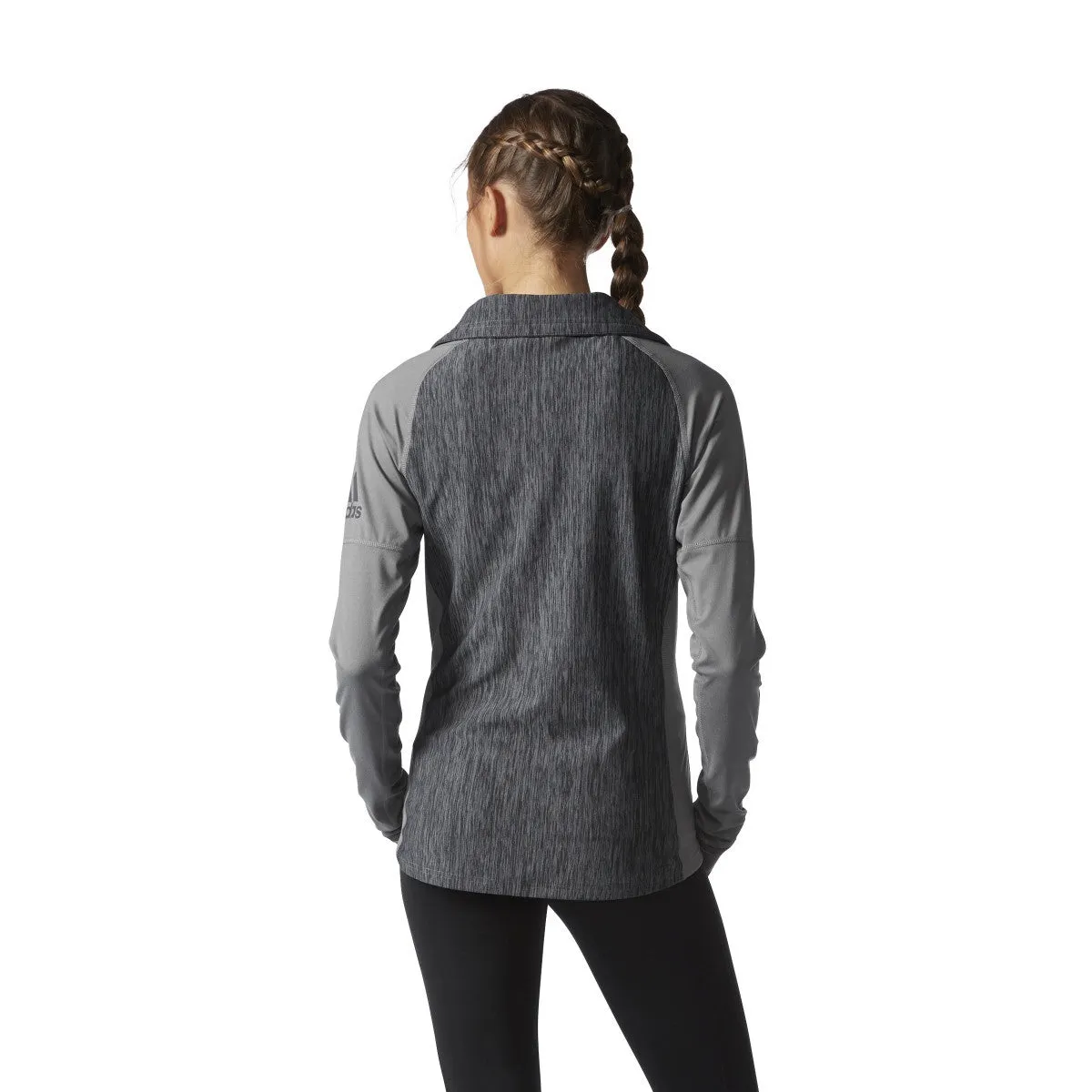 adidas Women's Grey Performance Baseline Jacket