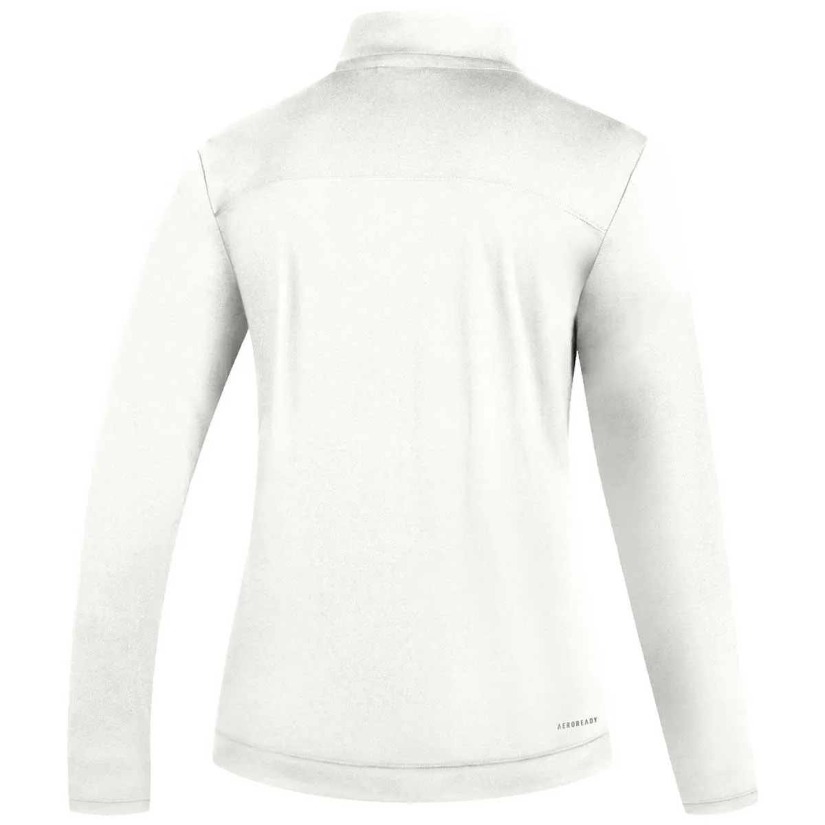 adidas Women's White/Grey Five Under The Lights Long Sleeve Woven 1/4 Zip