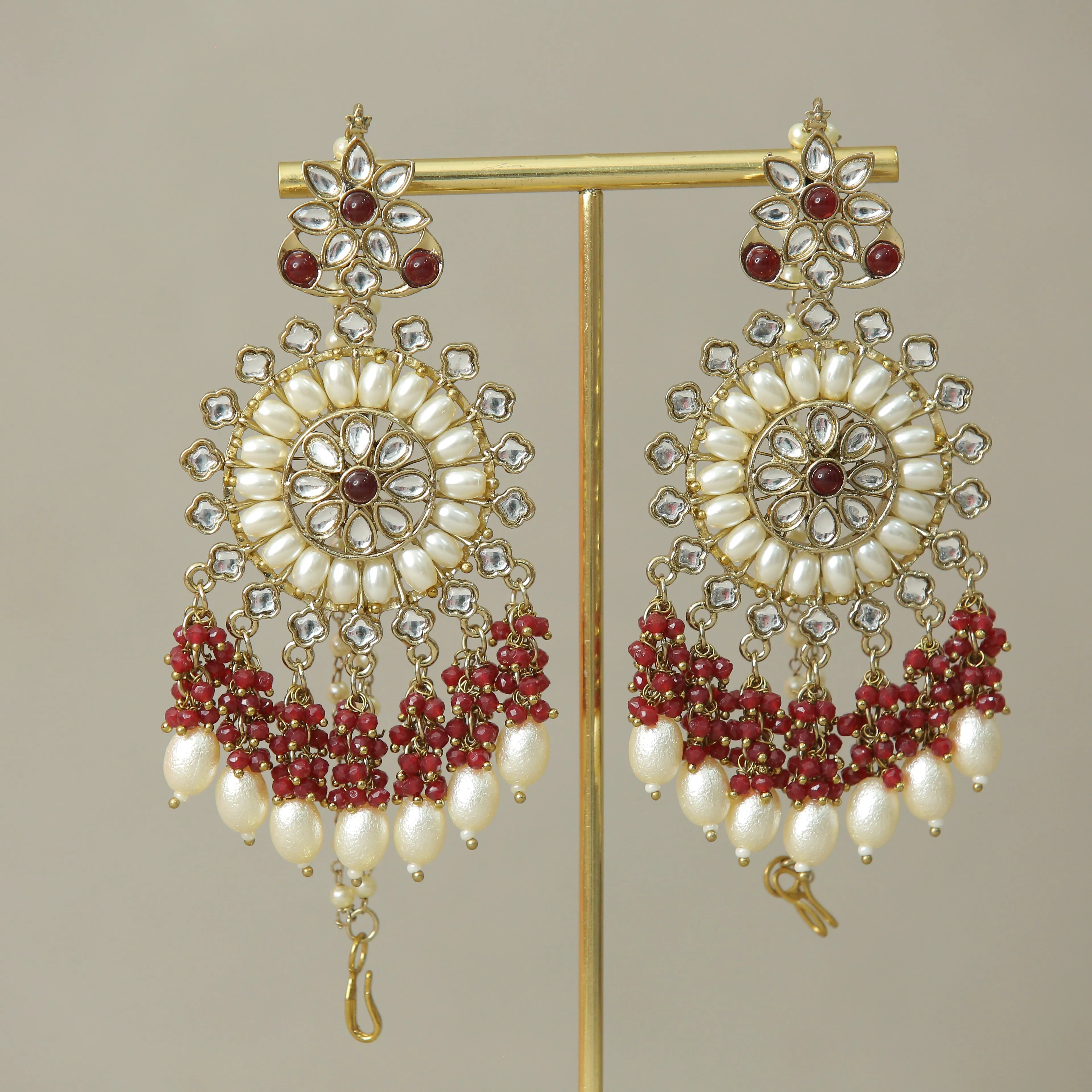 Ahana Kundan Earrings