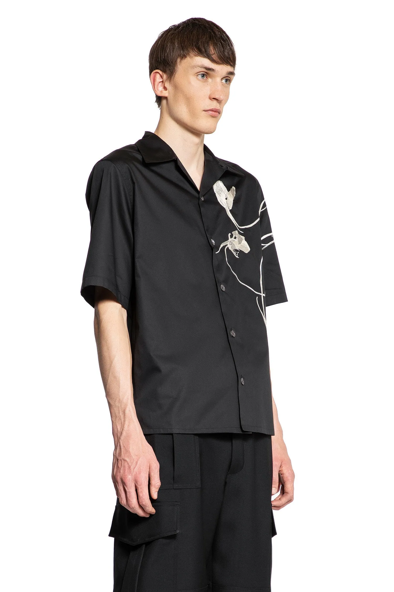 ALEXANDER MCQUEEN MAN BLACK SHIRTS