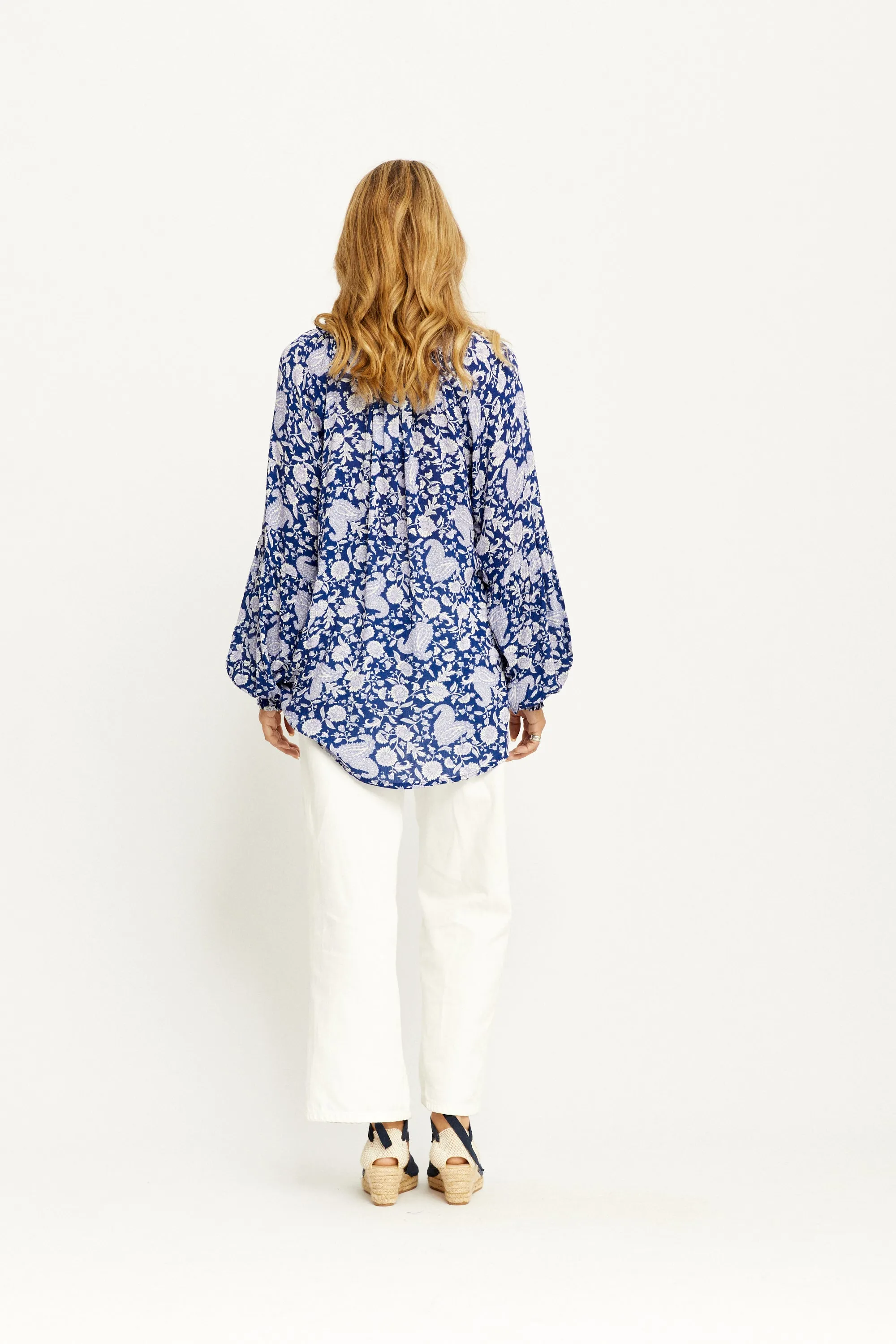 Angelis Blouse - Sapphire