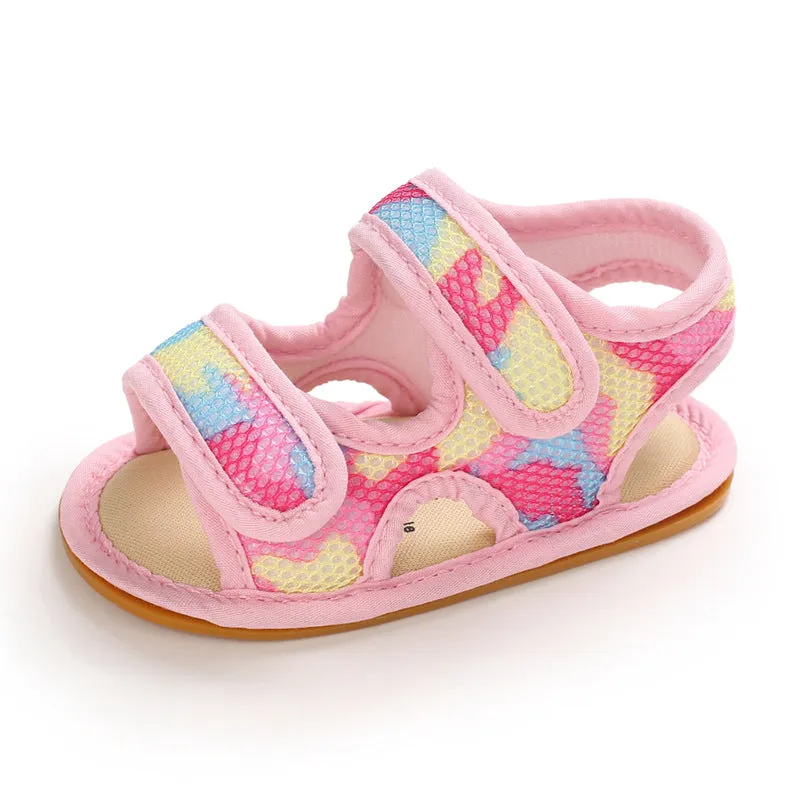 Baby Boys Girls Colorful Print Summer Toddler Sandals Shoes