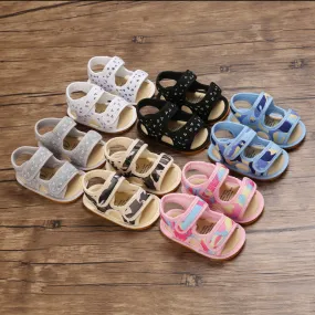 Baby Boys Girls Colorful Print Summer Toddler Sandals Shoes