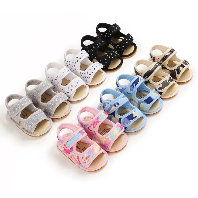 Baby Boys Girls Colorful Print Summer Toddler Sandals Shoes