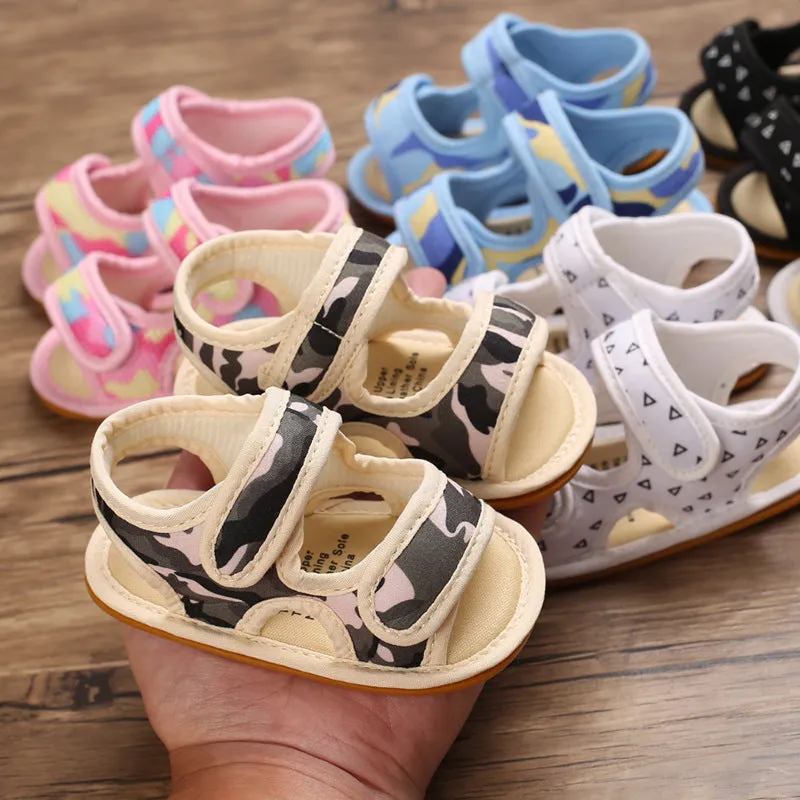 Baby Boys Girls Colorful Print Summer Toddler Sandals Shoes