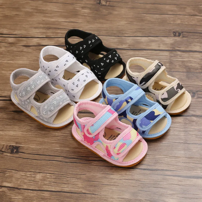 Baby Boys Girls Colorful Print Summer Toddler Sandals Shoes