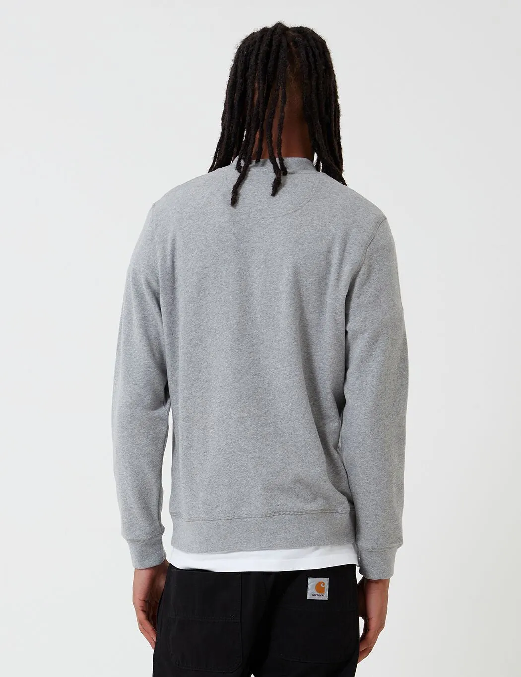 Barbour Herbrides Sweatshirt (White Label) - Grey Marl