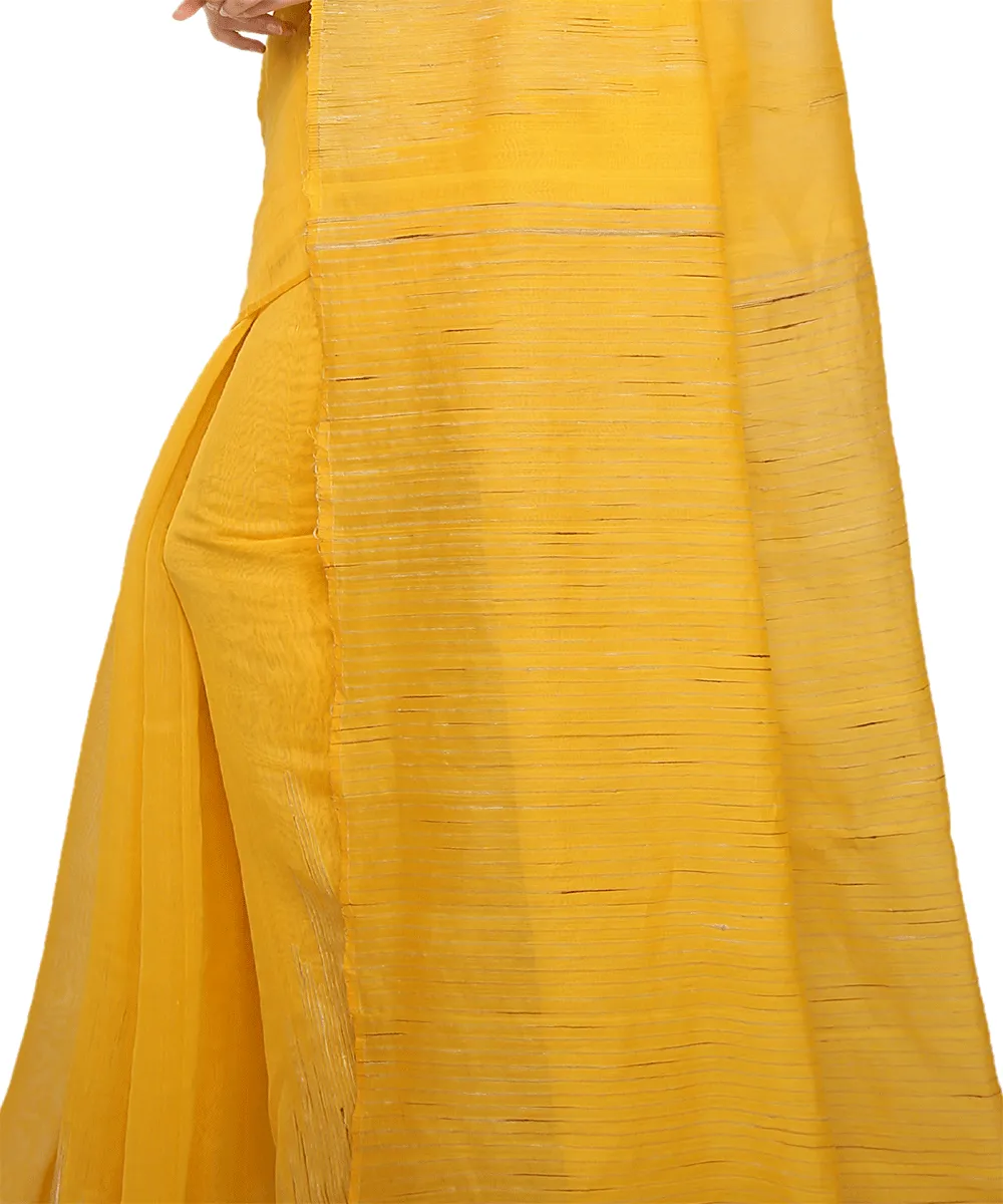 Bengal Yellow Handwoven Saree