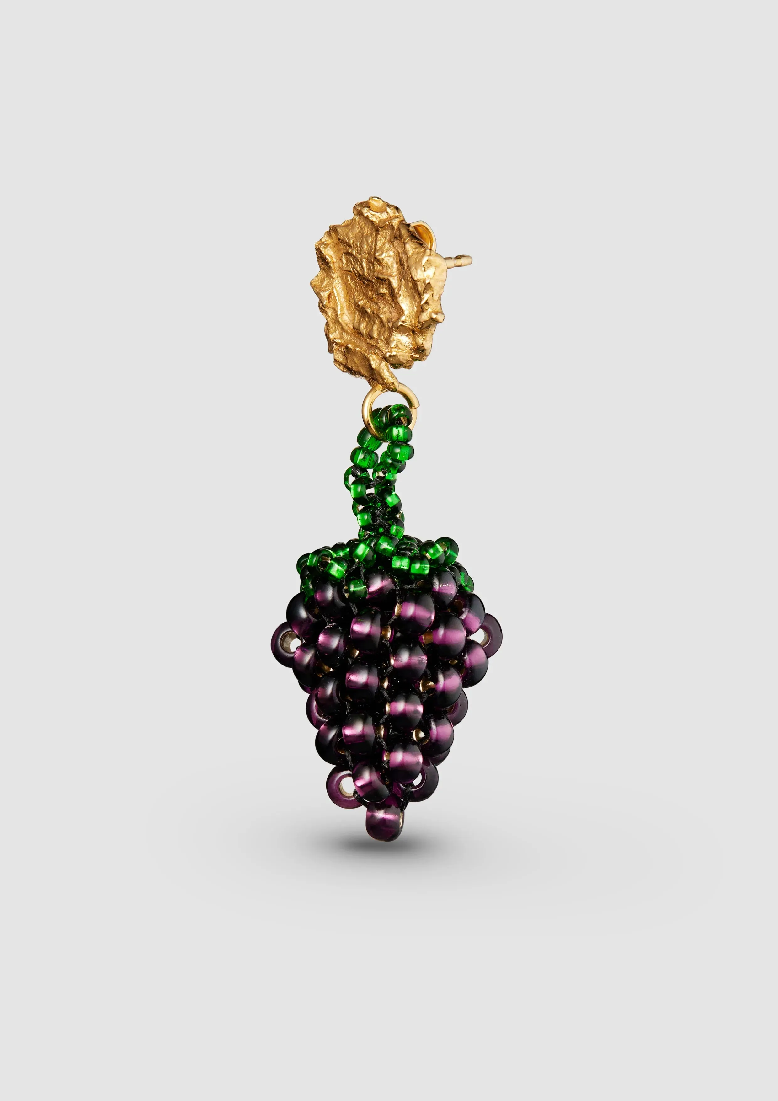 Big Grape Blob Earring