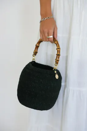 Black Bamboo Pot De Miel Bag