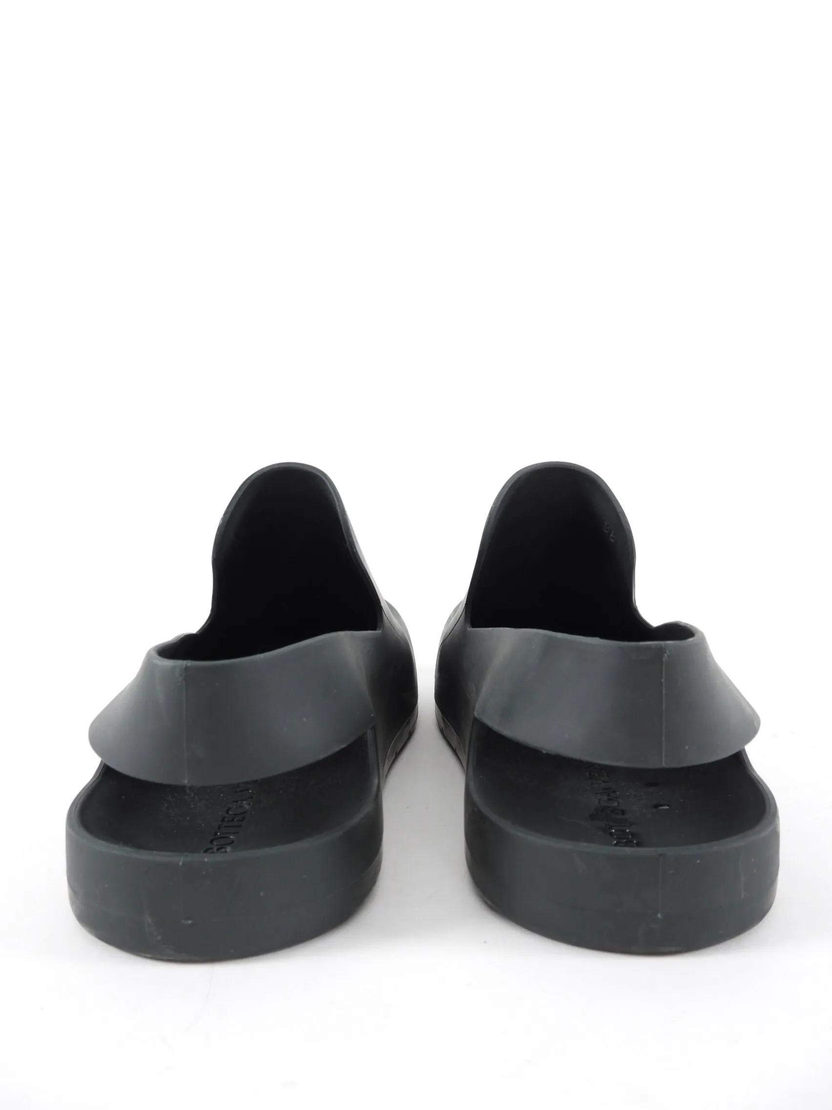 Bottega Veneta Black Rubber Clog Shoes - 8