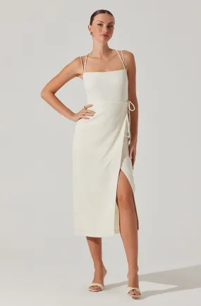 Brinda Wrap Midi Dress