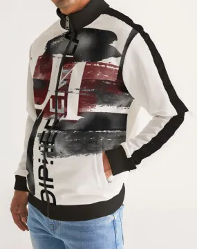 Brush Paint Logo French Terry Track Jacket