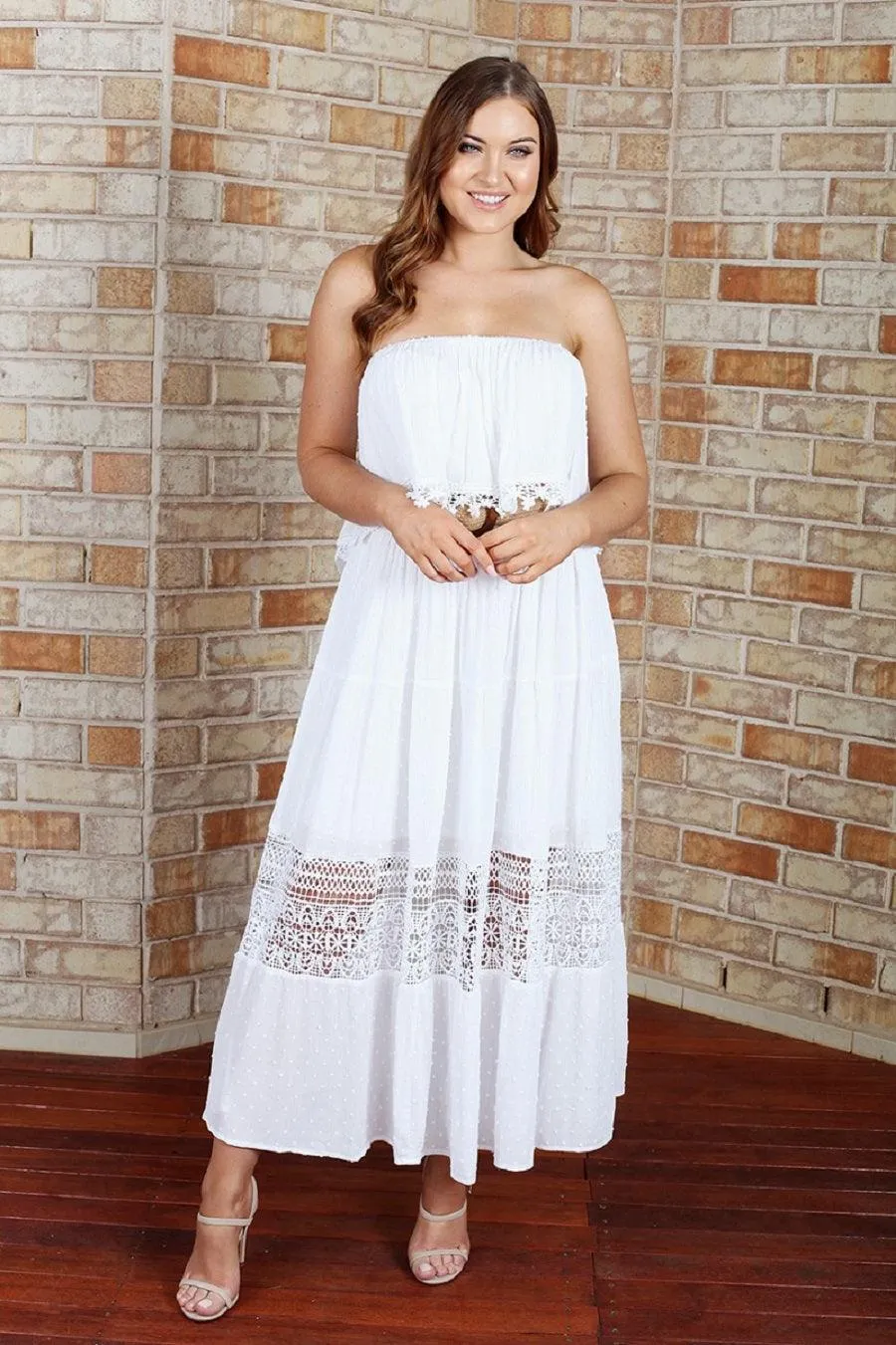 Casey Maxi Dress - White