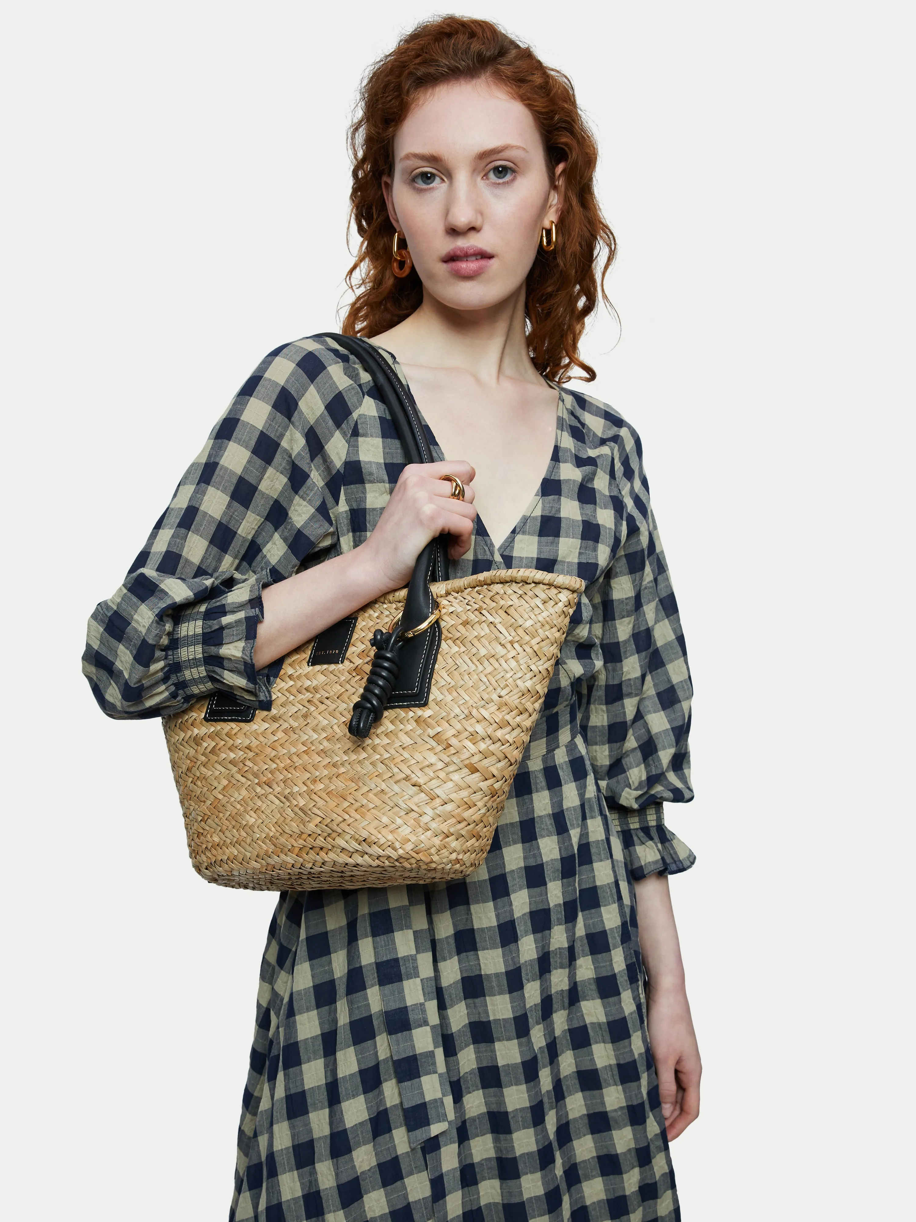 Chiltern Straw Bag | Black