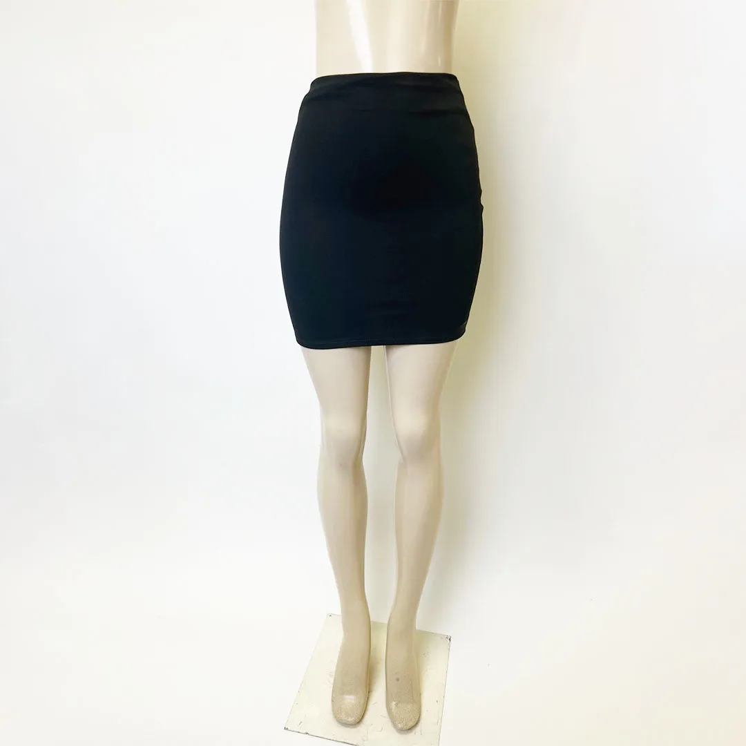 Classic Black Pencil Skirt