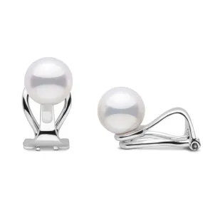 Clip Collection Akoya 7.0-7.5 mm Pearl Stud Earrings