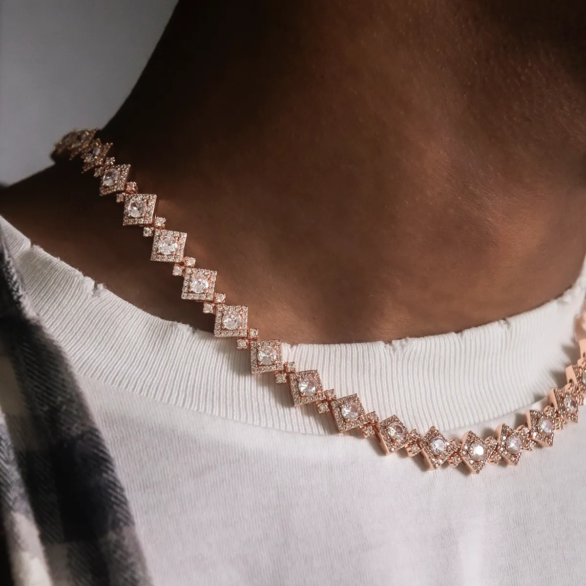 Cloister Link Chain in Rose Gold