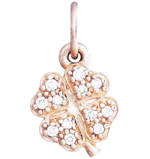 Clover Mini Charm Pave Diamonds