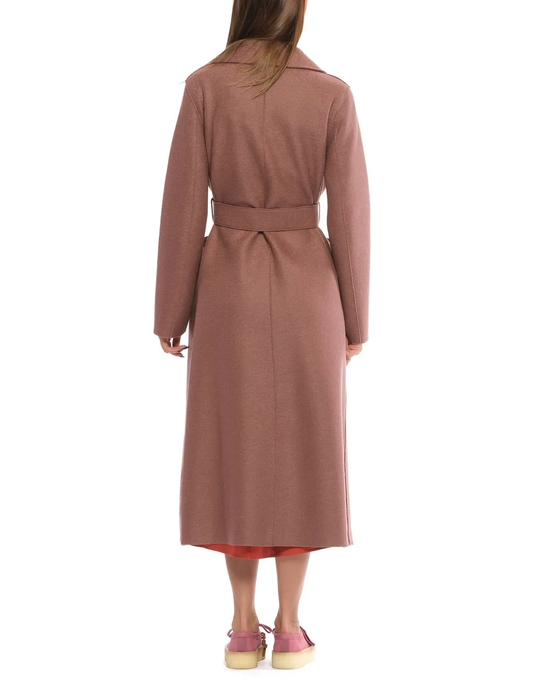 Coat for woman A1191MLK 517 HARRIS WHARF LONDON