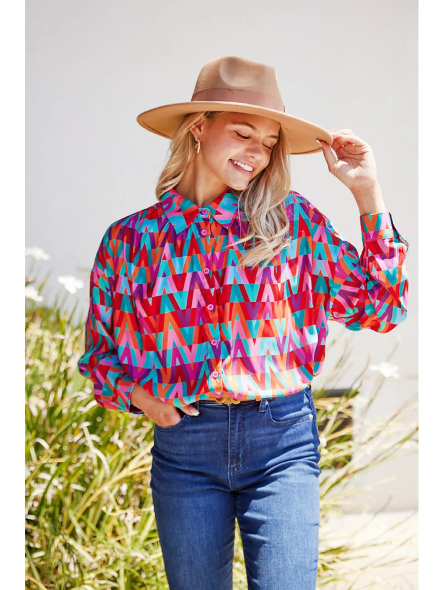 Color Me Geo Top