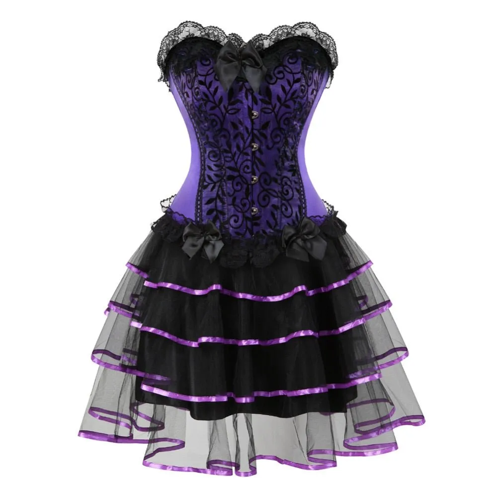 Corset Dress Drag Houston (Purple)