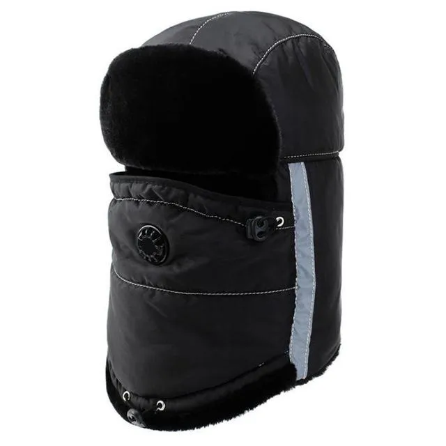 Cotton Bomber Hat Windproof and Earflaps