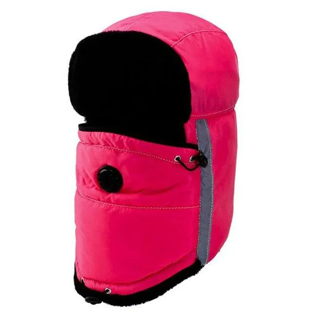 Cotton Bomber Hat Windproof and Earflaps