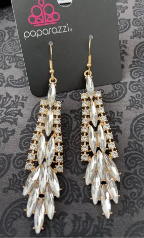 Crown Heiress Gold Earrings