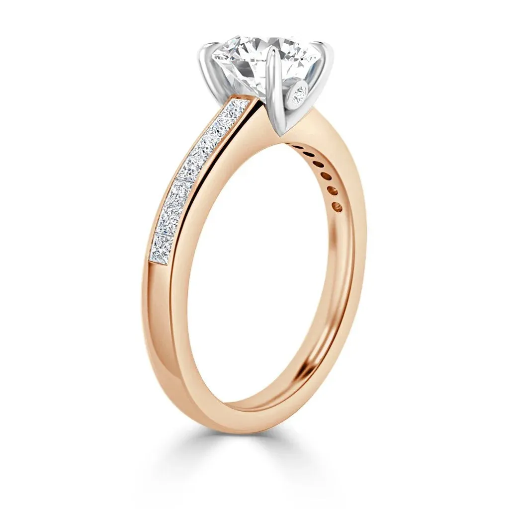 Crystal - 18ct Rose Gold - Round