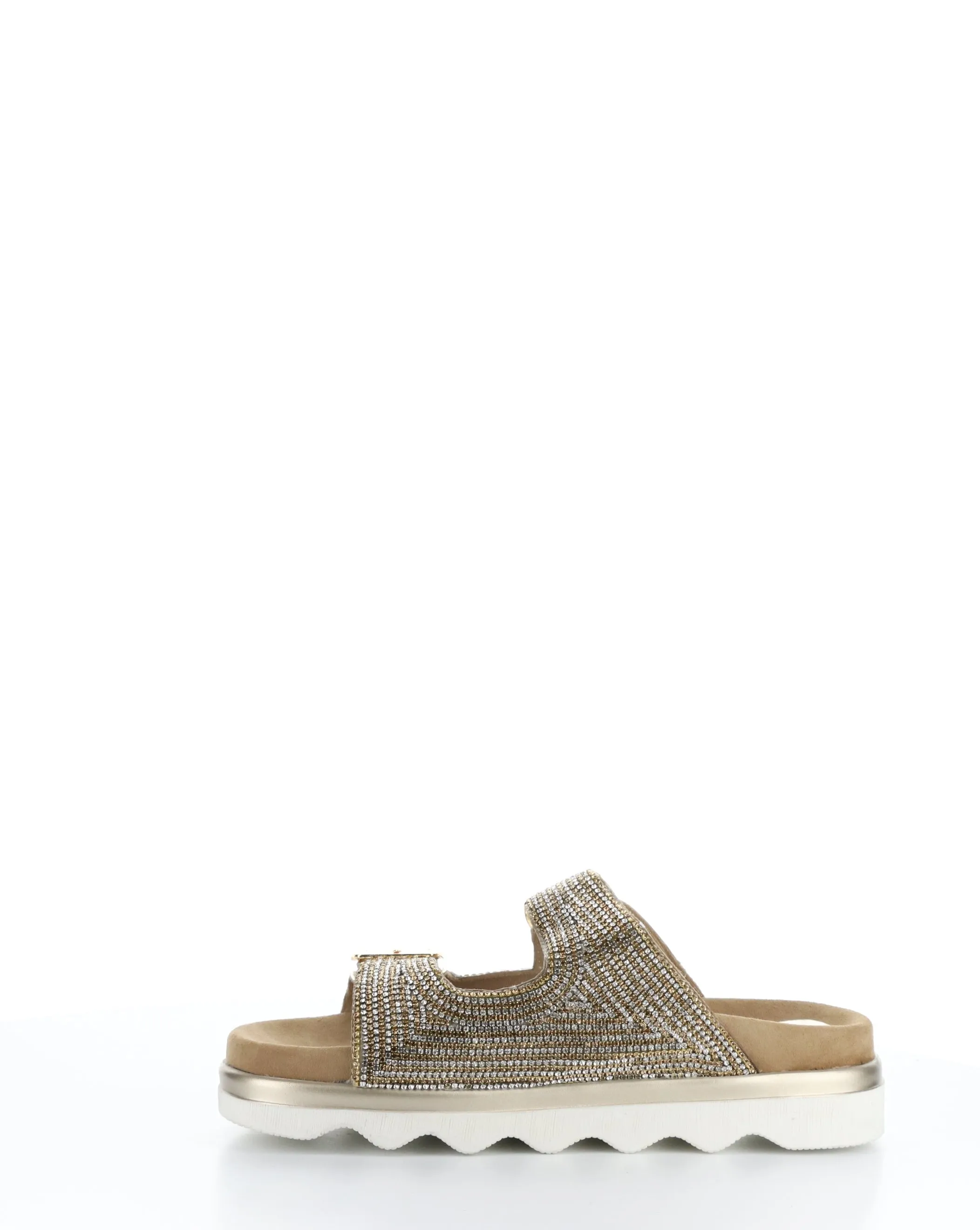 DAHNA GOLD Slip-on Sandals