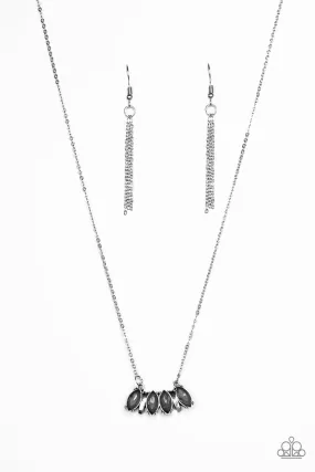 Deco Decadence - Silver Necklace