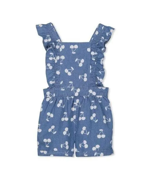 Denim Cherry Playsuit (Milky Kids)