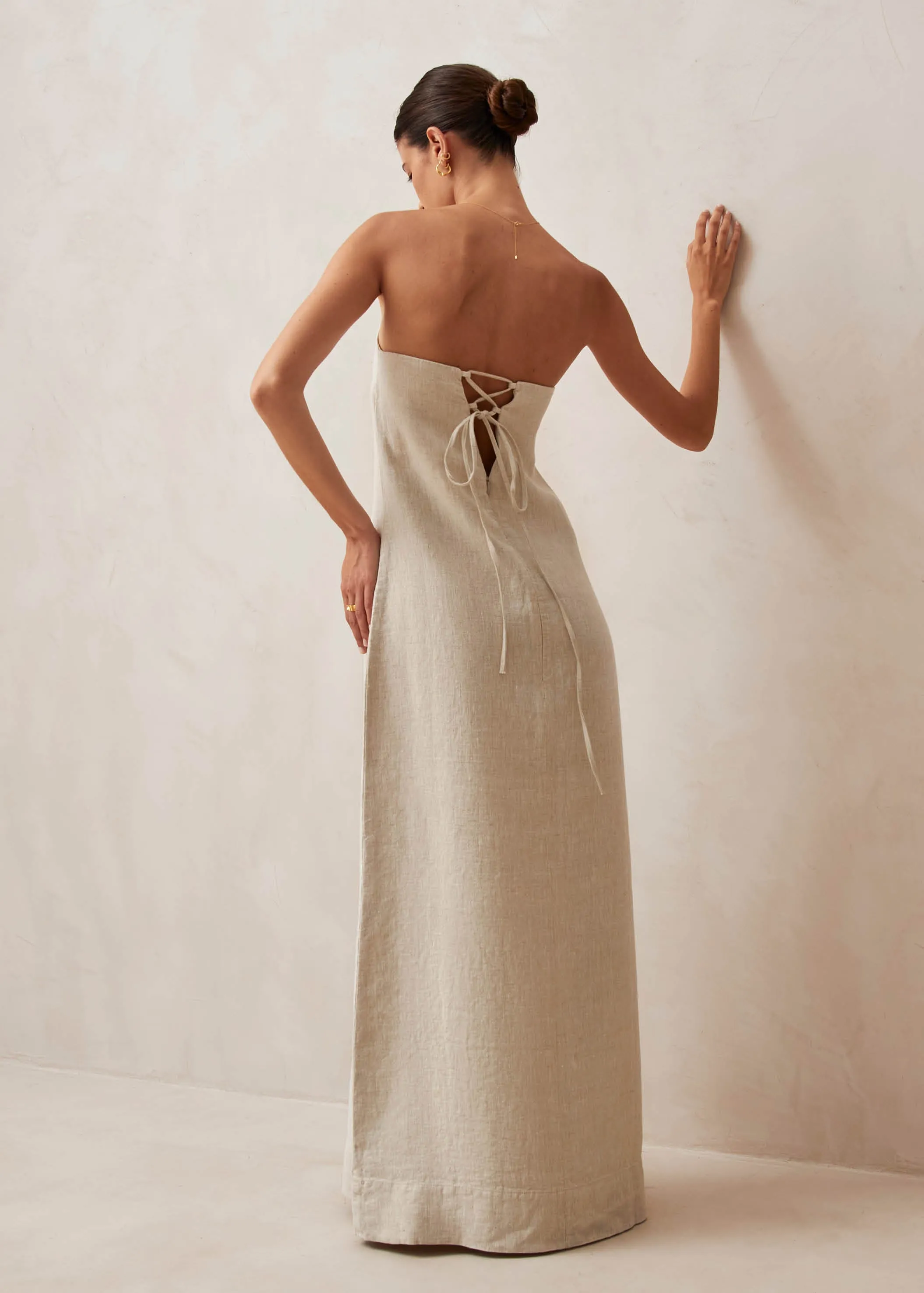 Dinka Natural Maxi Dress