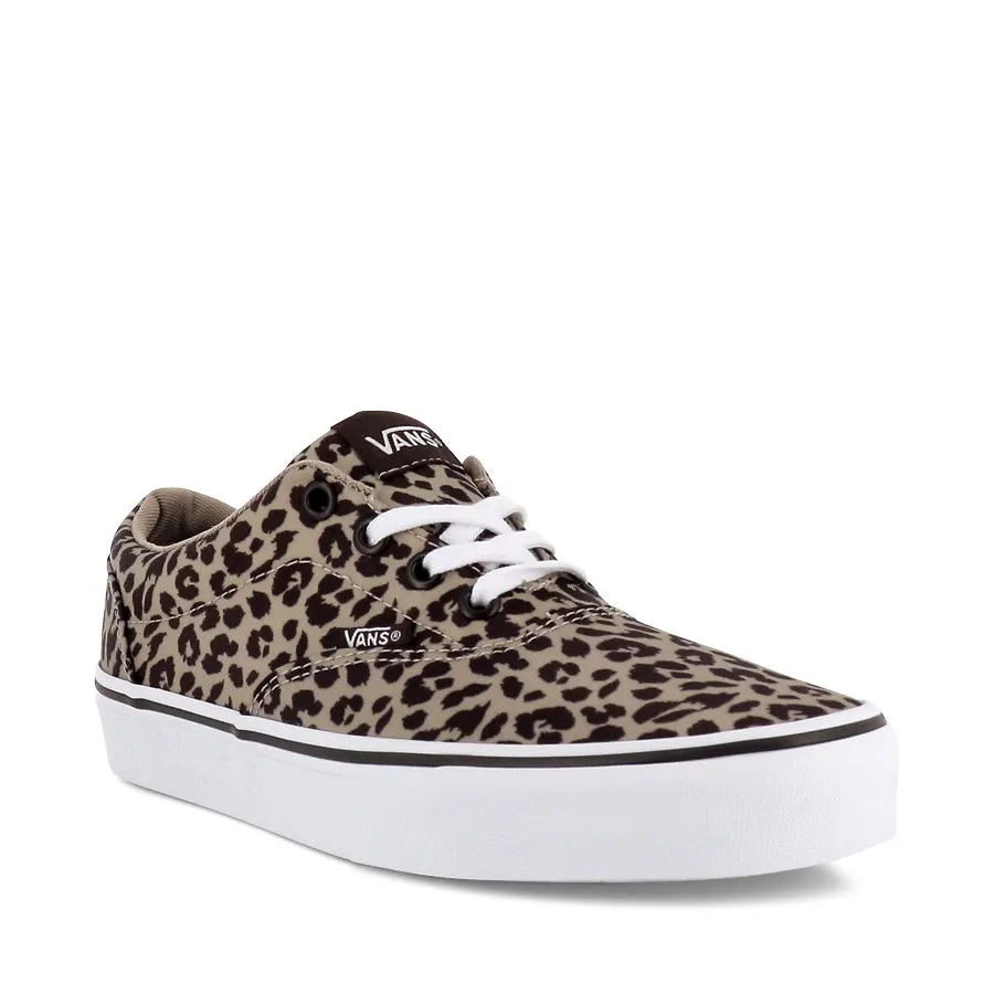 DOHENY CANVAS (L) - SATIN LEOPARD BROWN WHITE