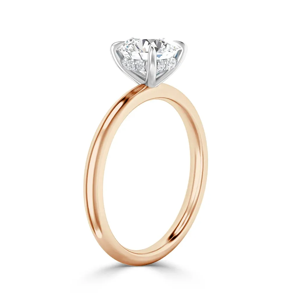 Elaine  - 18ct Rose Gold - Round