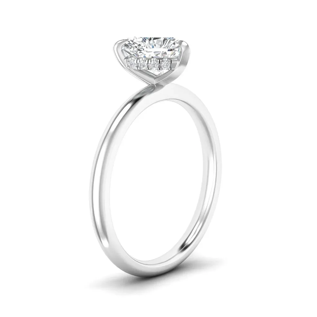 Elaine  - 18ct White Gold - Heart