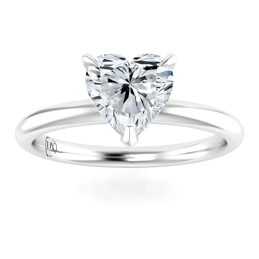 Elaine  - 18ct White Gold - Heart