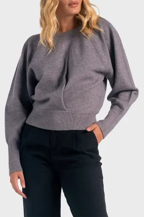 Elan Long Sleeve Twist Sweater