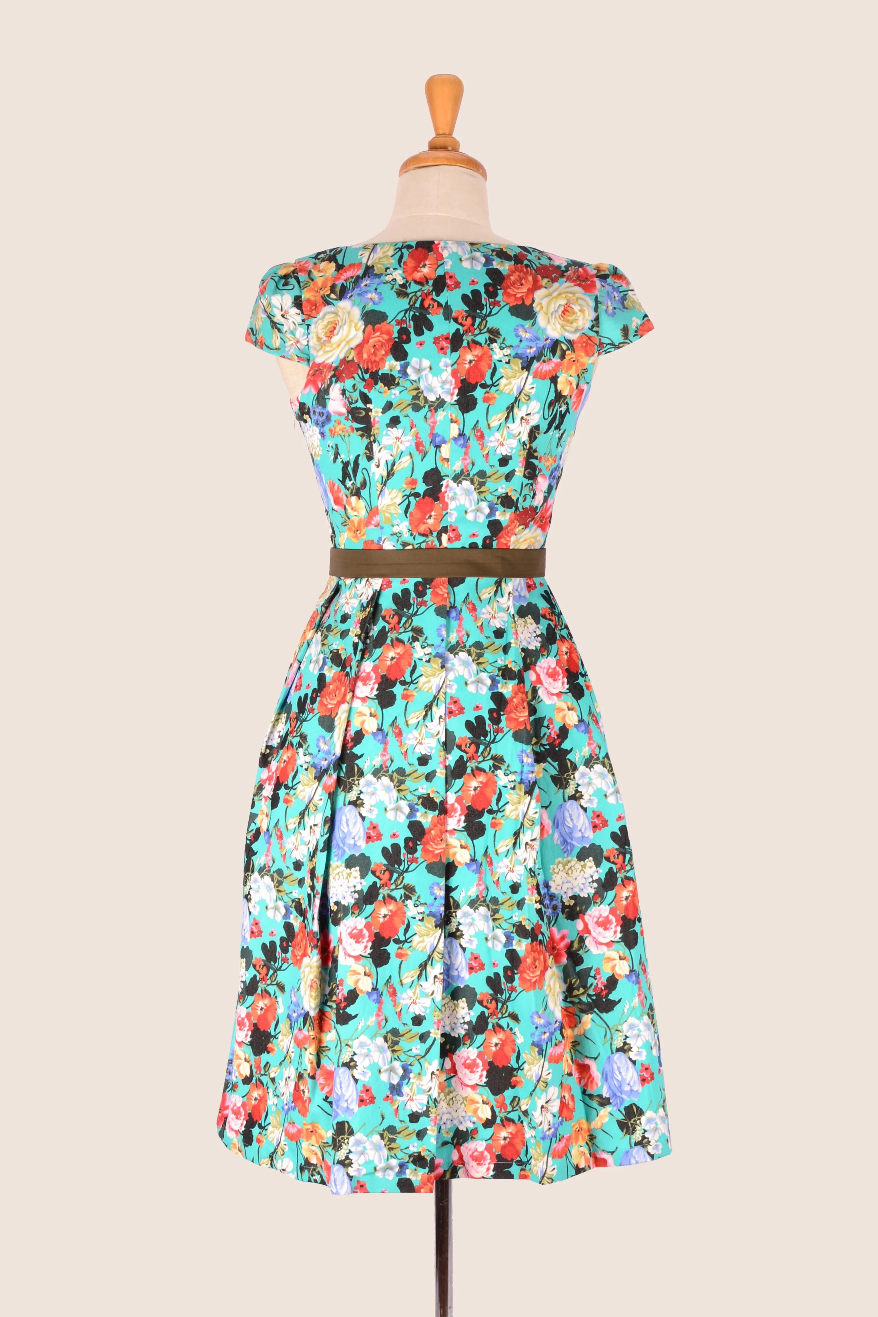 Floral Denim Dress